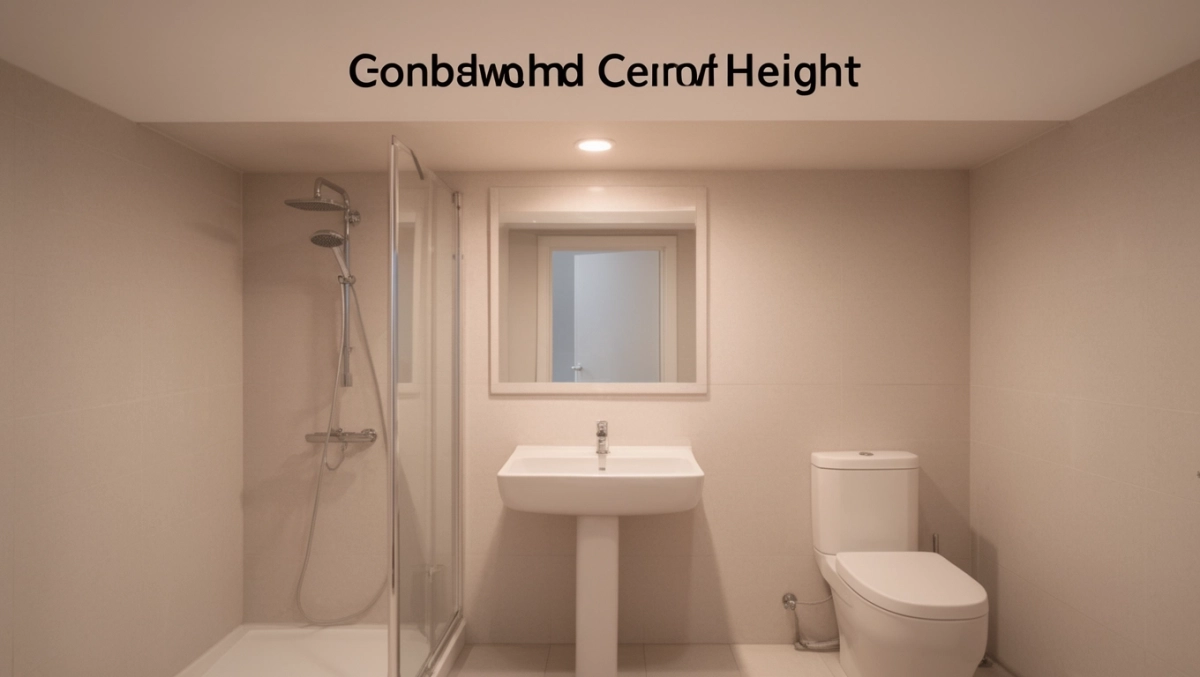 Minimalna wysokość łazienki