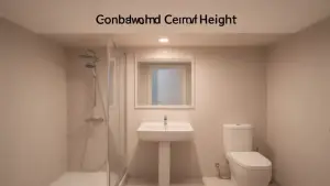 Minimalna wysokość łazienki