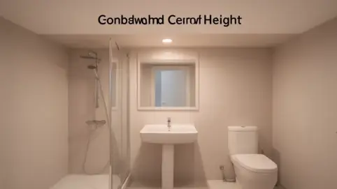 Minimalna wysokość łazienki